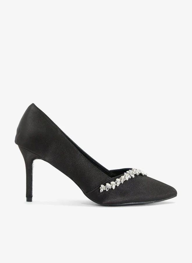 ELLA Diamante Heeled Pump