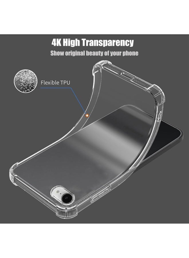 ACLIX Clear Case for iPhone 16e, Transparent Shockproof Protective Cover, Ultra Thin Slim Fit TPU Scratch-Resistant Back Shell | Clear - Image 3