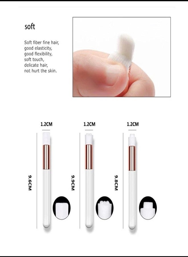 Cosluxe 2 PCS Eyelash Cleaning Brushes - Soft Lash Extension Shampoo Brush, Deep Facial Cleansing & Blackhead Removal Tool for Women Girls - Image 5
