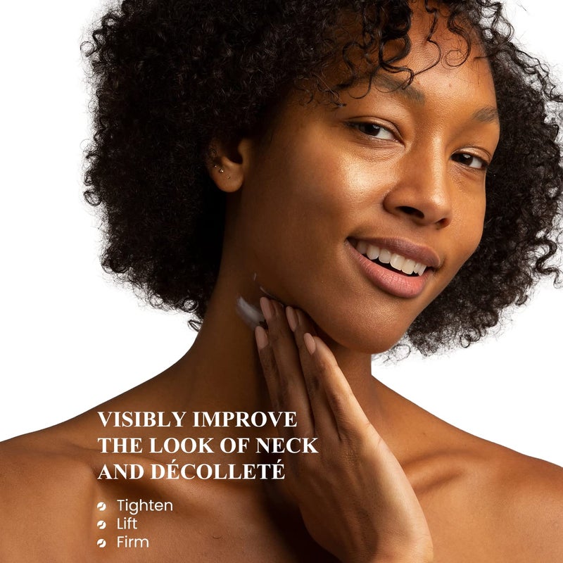 Kleem Organics Kleem Neck Firming Cream | Retinol Moisturizer for Face & Décolleté | Anti Aging Cream for Women | Smooth Fine Lines, Wrinkles & Crepey Skin | Hydrating Collagen & Peptides | Made in USA | 1.7 oz - Image 5