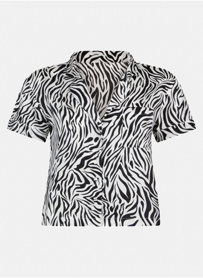 hunkemoller Satin Pajama Top  - Image 1
