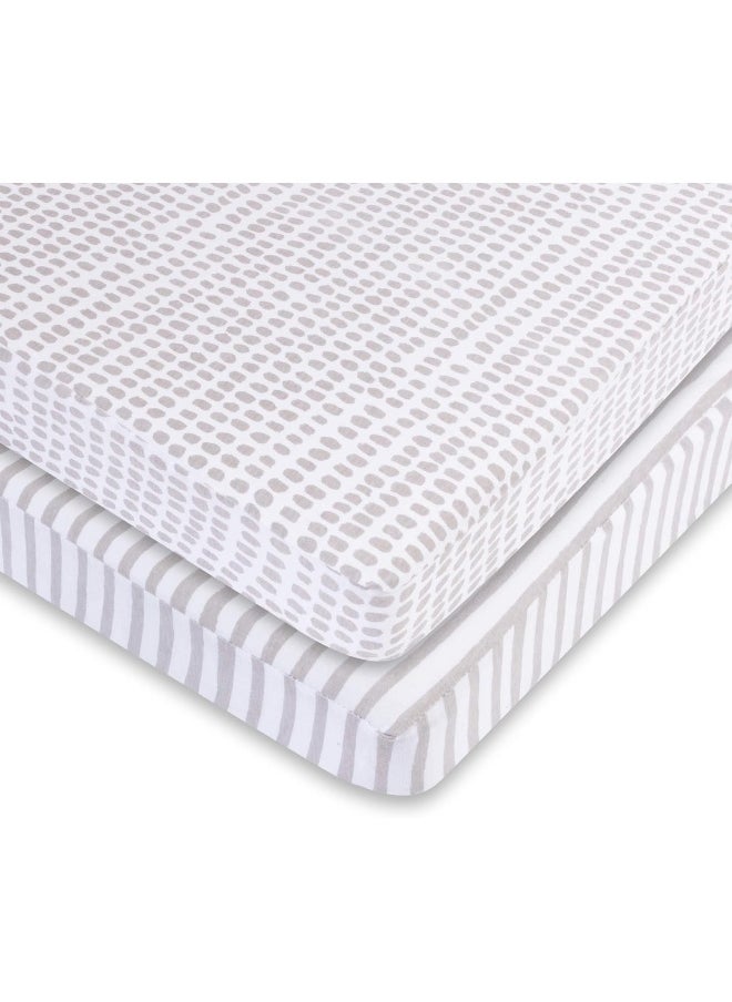 Ely's & Co. Ely's & Co. Patent Pending Waterproof Pack N Play | Mini Portable Crib Sheet with Mattress Pad Cover Protection  - Image 3