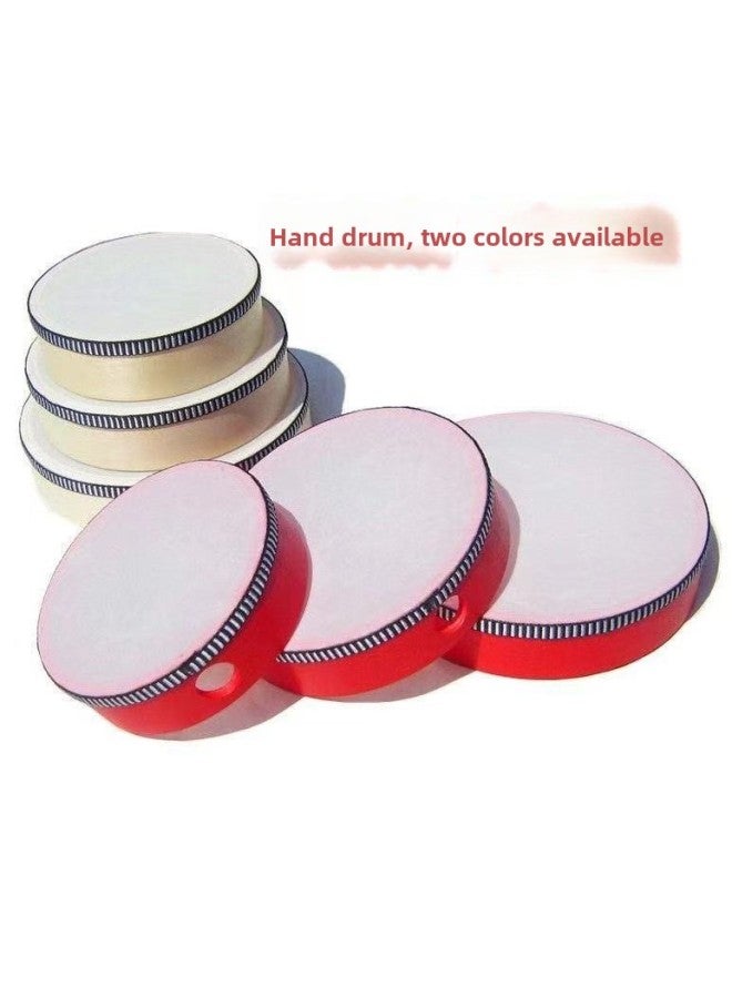 Orff Children's Percussion Toy Kindergarten Early Education Teaching Aids Bell Ring 467810 Inch Imitation Sheepskin Tambourine-Color:8inch Tambourine  - Image 2