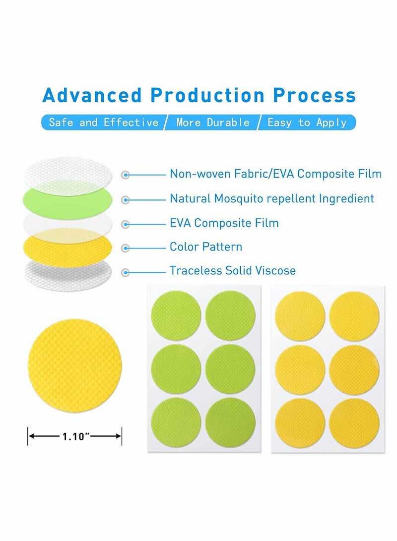 Natural Citronella Mosquito Patches 180 Pack Insect Repellent Stickers for Kids and Adults Safe Effective Bug Protection - Image 3