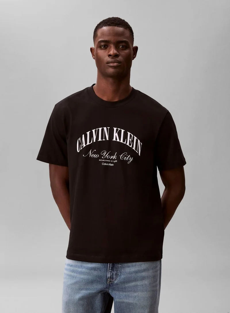 Embroidered NYC Logo T-Shirt