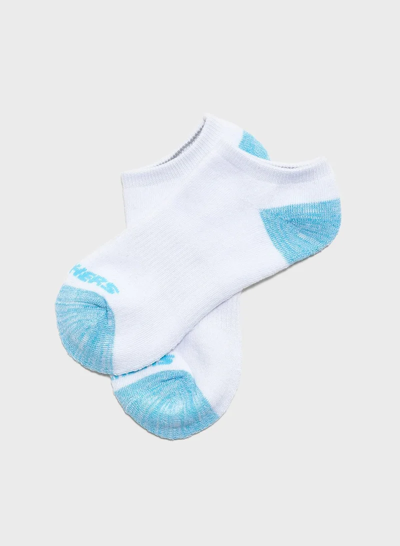 SKECHERS Kids 6 Pack No Show Socks