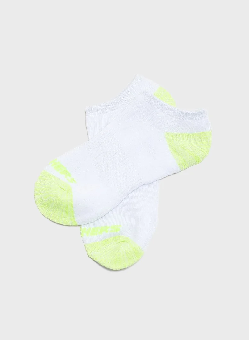 SKECHERS Kids 6 Pack No Show Socks