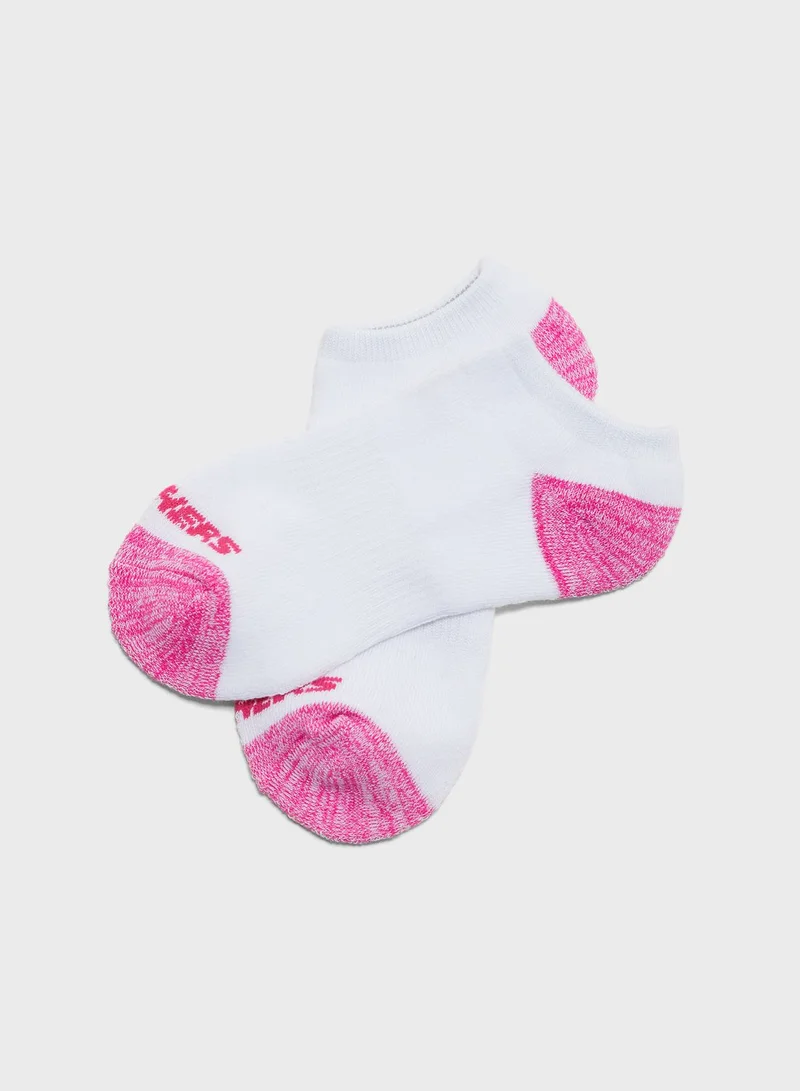 SKECHERS Kids 6 Pack No Show Socks
