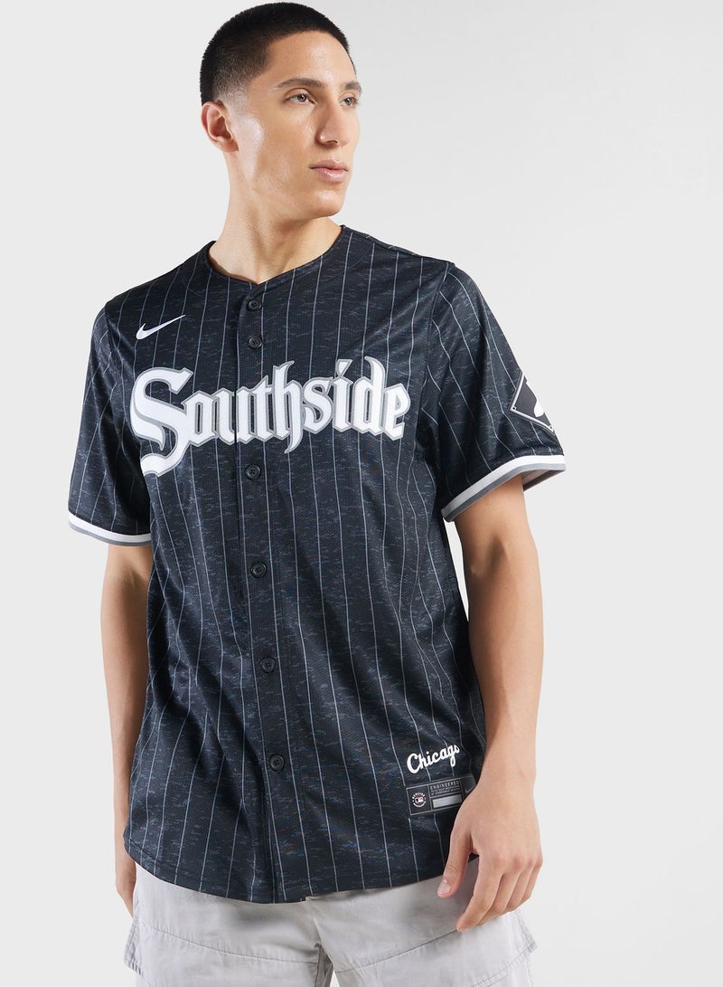 Nike Mlb Chicago Bulls White Sox Jersey - Image 1