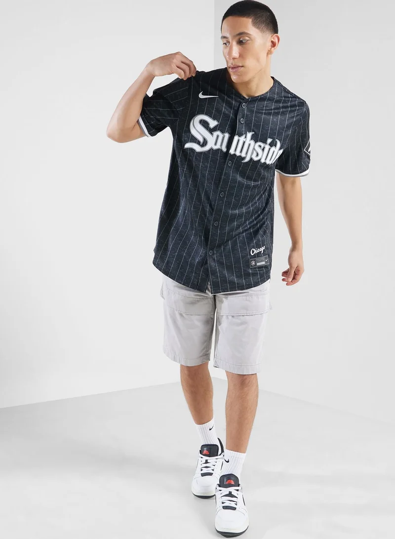 Nike Mlb Chicago Bulls White Sox Jersey