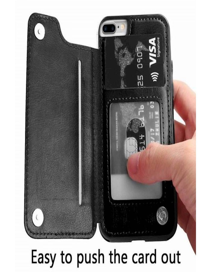 Protective Wallet Case With Kickstand For Apple iPhone 7/8 Plus - Image 3