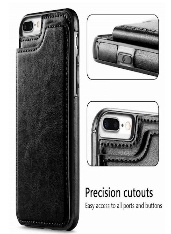 Protective Wallet Case With Kickstand For Apple iPhone 7/8 Plus - Image 4
