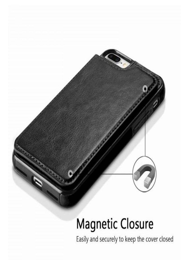 Protective Wallet Case With Kickstand For Apple iPhone 7/8 Plus - Image 5