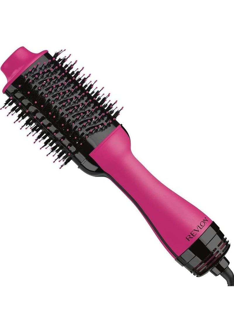 ريفلون أدوات الشعر ريفلون صالون مجفف الشعر ومكثف الشعر بخطوة واحدة، إصدار جديد باللون الوردي، تقنية الأيونات والسيراميك، للشعر المتوسط ​​إلى الطويل Rvdr5222Puk - Image 1