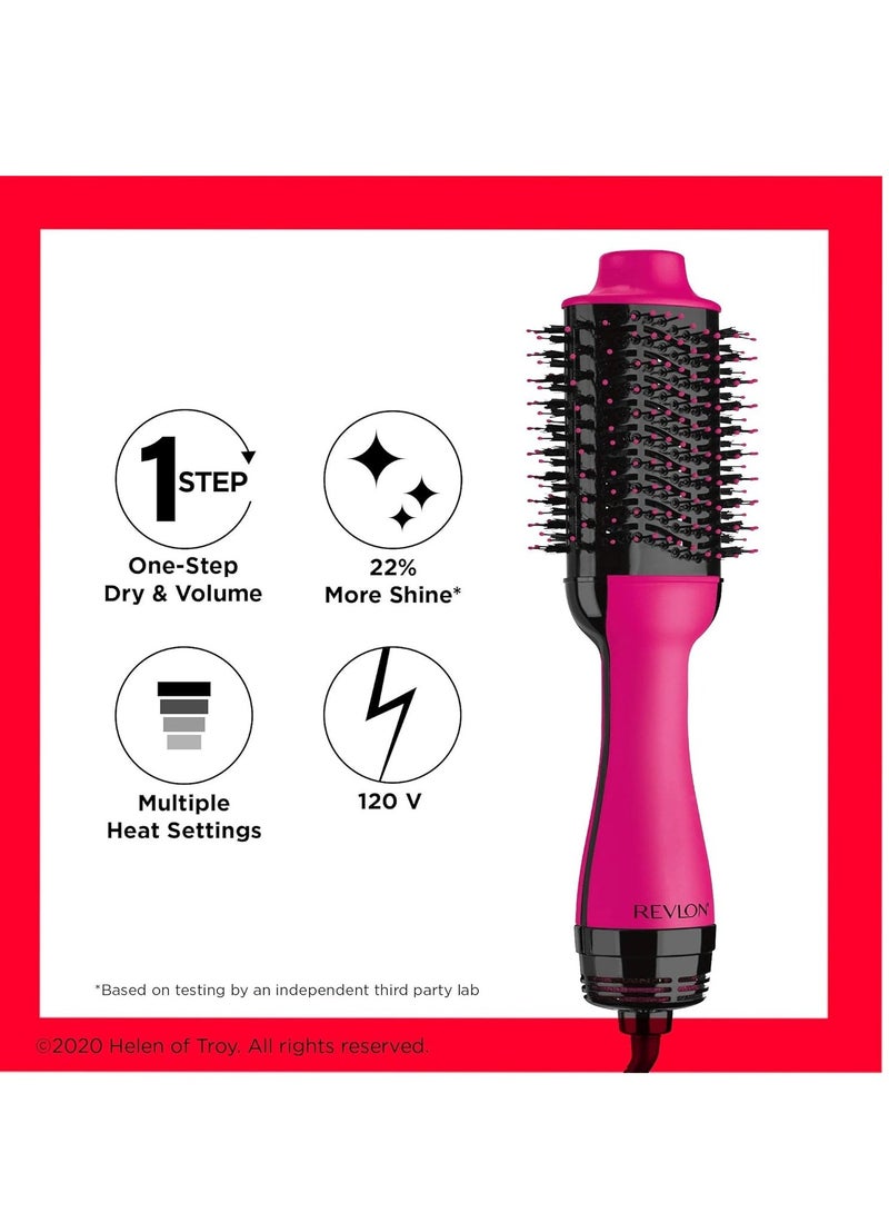 ريفلون أدوات الشعر ريفلون صالون مجفف الشعر ومكثف الشعر بخطوة واحدة، إصدار جديد باللون الوردي، تقنية الأيونات والسيراميك، للشعر المتوسط ​​إلى الطويل Rvdr5222Puk - Image 2