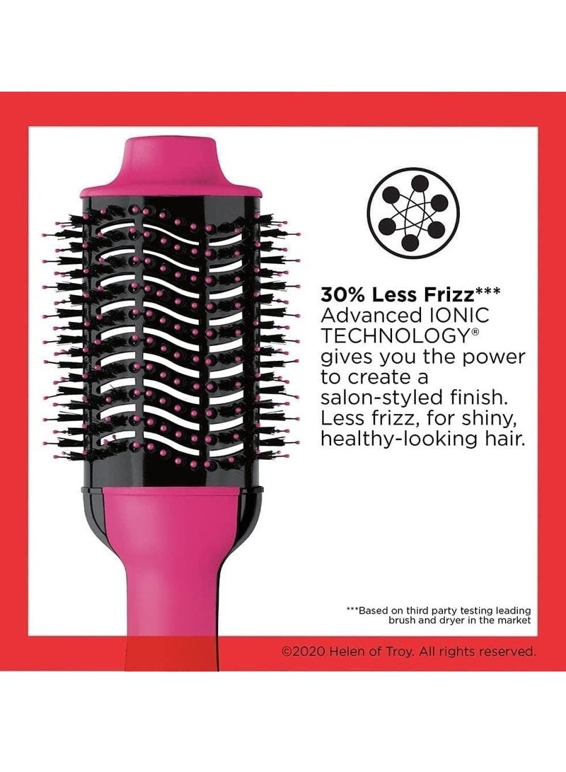 ريفلون أدوات الشعر ريفلون صالون مجفف الشعر ومكثف الشعر بخطوة واحدة، إصدار جديد باللون الوردي، تقنية الأيونات والسيراميك، للشعر المتوسط ​​إلى الطويل Rvdr5222Puk - Image 4