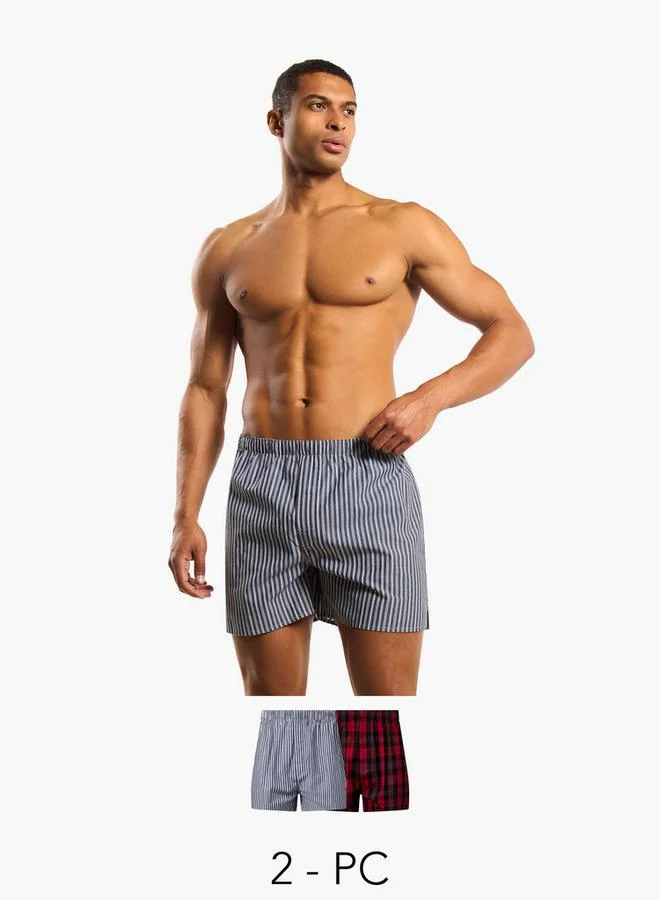 Splash FAV Men Printed Cotton Boxers - Pack of 2