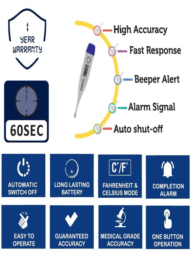 كونترول_دي مقياس حرارة رقمي Control D CD01 (أبيض) - Image 4