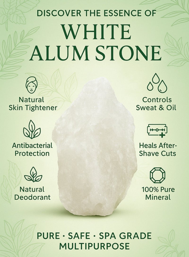 Zahr Alum Stone (Hajar Al Shab) 100% Pure Natural Crystal | Shabba, Phitkari, Tawas Rock | Premium Quality - Image 5