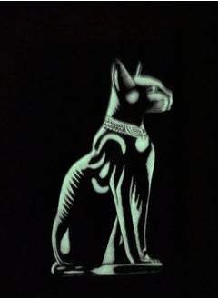 ماركة غير محددة ورقة بردي فرعوني قطة مضيئة مقاس40x60cm، ذهبي  - Image 2