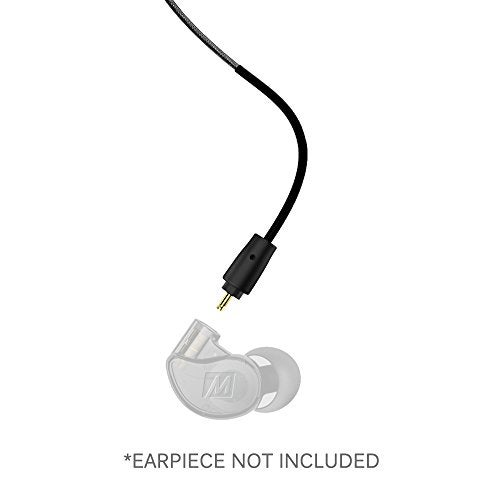 MEE audio MX PRO Series and M6 PRO Replacement Headset Cable with In-line Microphone and Remote (Black) - Image 3
