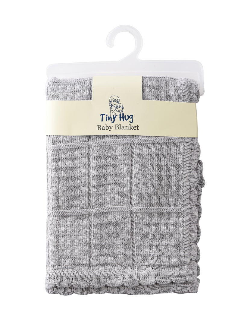 Tiny Hug Newborn Baby Blanket, Soft and Warm Blanket for Newborns - Image 1