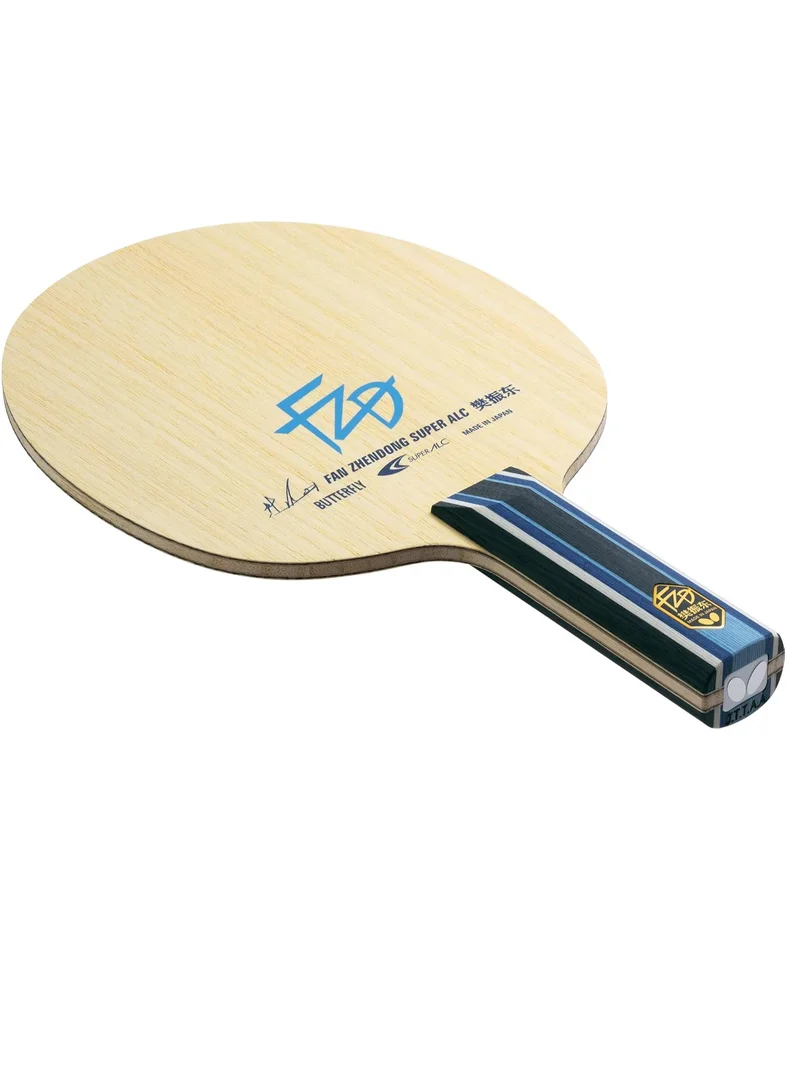 باترفلاي Butterfly Fan Zhendong Super ALC Table Tennis Blade Professional Butterfly Table Tennis Blade ST (Straight) Handle Styles Made in Japan 4906901218161