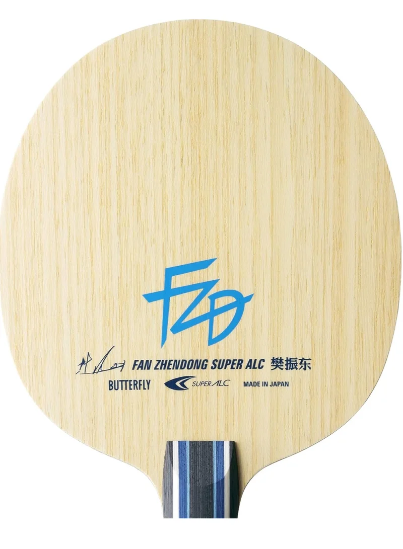 باترفلاي Butterfly Fan Zhendong Super ALC Table Tennis Blade Professional Butterfly Table Tennis Blade ST (Straight) Handle Styles Made in Japan 4906901218161