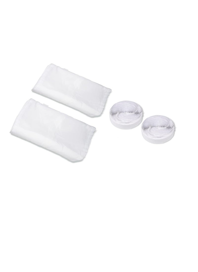 SYOSI - Centre Pivot Roof Window Sealing Kit, for Portable Air-Conditioner and Tumble Dryer, Works with Every Mobile Air-Conditioning Unit, Window Kit, for Window Perimeter up to 390 cm (230cm x 2 Set) - Image 1
