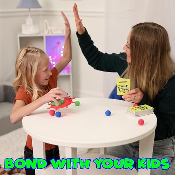 Funwares Colorful Squid Squish: Dynamic Floor Game for Kids, Boosts Kids' Learning and Coordination, Counting and Number Game, Active Play, and Quick Thinking, 2-4 Players, Ages 4-8. - Image 5