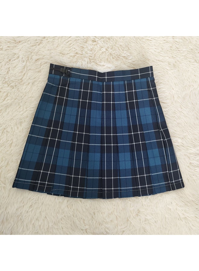 Factory Supply JK Pleated Skirt Japanese Style Skirt College Style Skirt Set Paid Skirt Sweet JK Uniform Paid Skirt