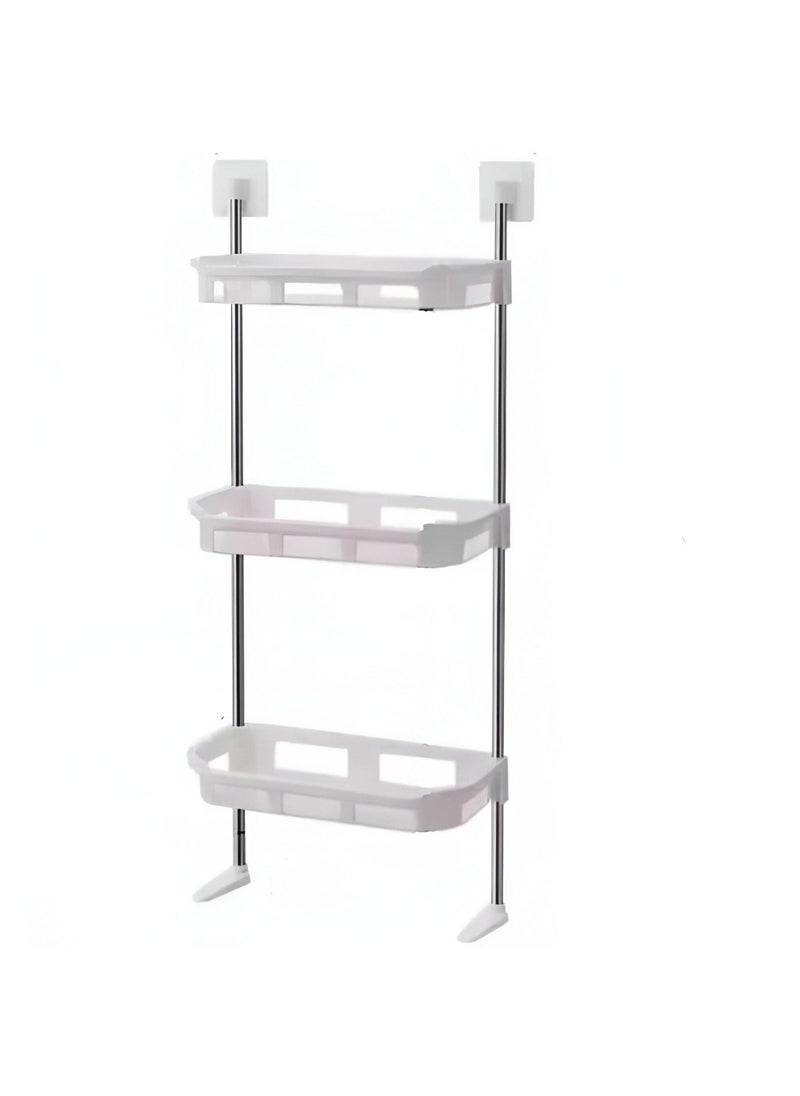 Generic - Storage Organizer - Over-The-Toilet Solution For Maximizing Space And Sorting Bathroom Essentials Without Drilling, Perfect Shelves For Small Bathrooms With Adhesive, Multi-Colored - Image 1