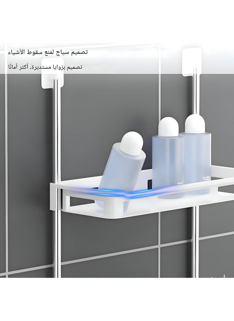 Generic - Storage Organizer - Over-The-Toilet Solution For Maximizing Space And Sorting Bathroom Essentials Without Drilling, Perfect Shelves For Small Bathrooms With Adhesive, Multi-Colored - Image 1