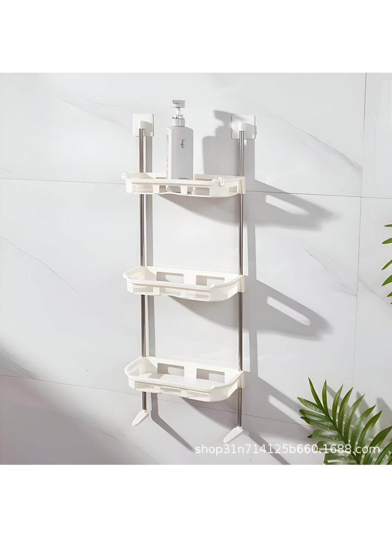 Generic - Storage Organizer - Over-The-Toilet Solution For Maximizing Space And Sorting Bathroom Essentials Without Drilling, Perfect Shelves For Small Bathrooms With Adhesive, Multi-Colored - Image 1