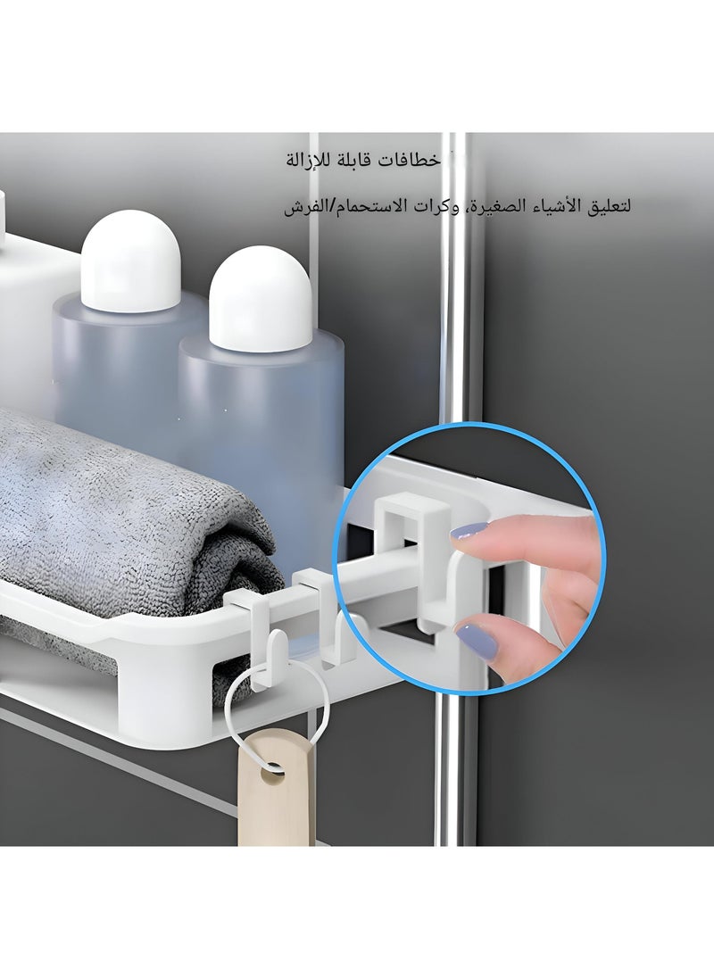 Generic - Storage Organizer - Over-The-Toilet Solution For Maximizing Space And Sorting Bathroom Essentials Without Drilling, Perfect Shelves For Small Bathrooms With Adhesive, Multi-Colored - Image 1