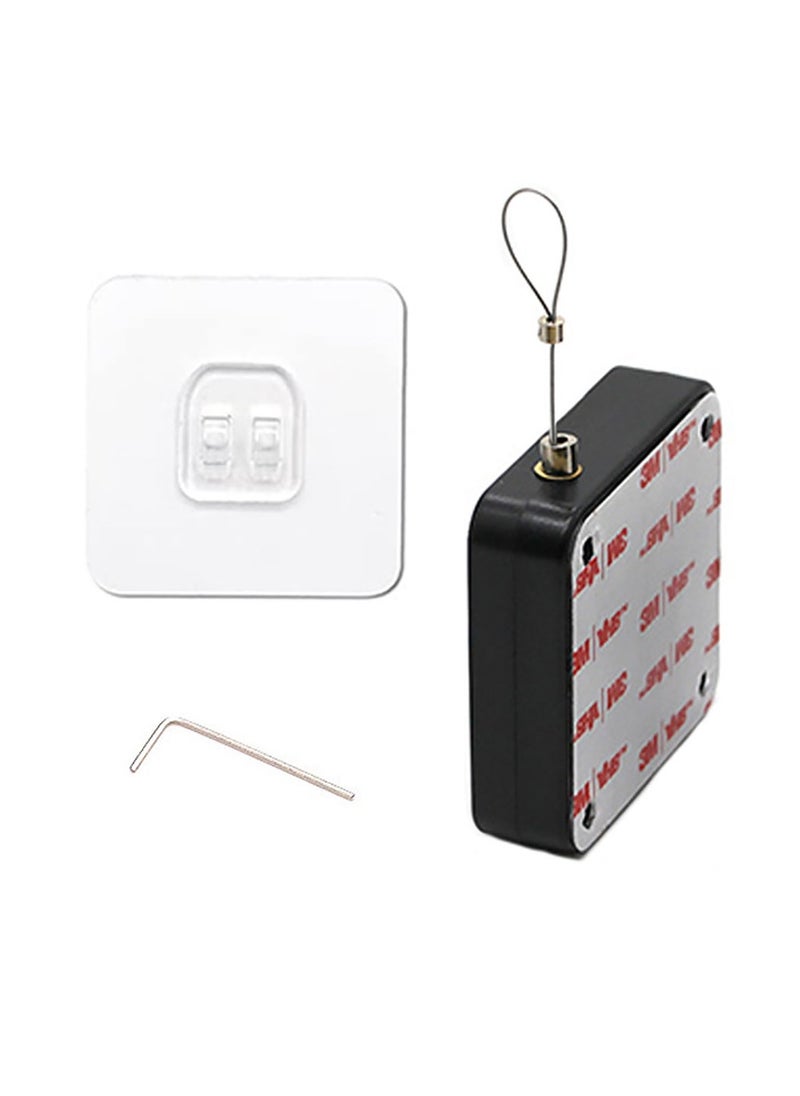 ToolHouse - Punch Free Automatic Sensor Door Closer Automatic Door Closer with Pull Cord 1200g Pull Multifunctional Function Auto Door Closer - Image 1