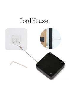 Punch Free Automatic Sensor Door Closer Automatic Door Closer with Pull Cord 1200g Pull Multifunctional Function Auto Door Closer