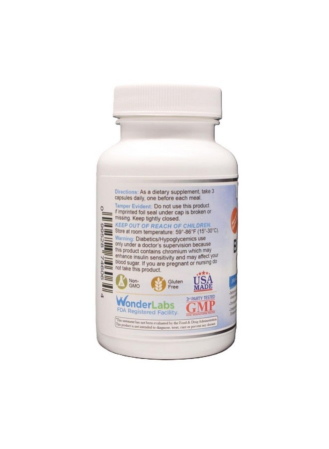 Wonder Laboratories Surperior Absorption Berberine HCL 1,500mg + Cinnamon, Chromium, and BioPerine Maintenance for Glucose, Heart & Immune System Health Gluten & GMO Free - 120 Capsules - Image 3
