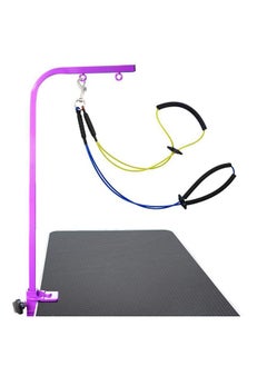 TOPINCN Dog Grooming Restraint Rope, Adjustable Pet Grooming Leash Pet Grooming Table Harness for Pet Grooming Table Pet Grooming Loop(Yellow and Blue)  - Image 1