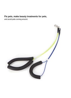 TOPINCN Dog Grooming Restraint Rope, Adjustable Pet Grooming Leash Pet Grooming Table Harness for Pet Grooming Table Pet Grooming Loop(Yellow and Blue)  - Image 5