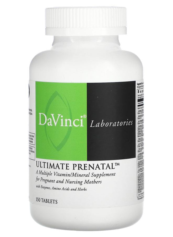 DaVinci Laboratories Ultimate Prenatal 150 Tablets  - Image 1