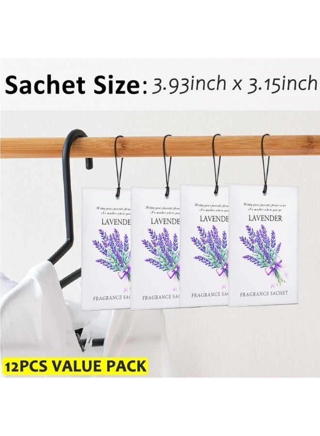 SODANEED Scented Sachets Bags 12 Pcs, Large Size Scented Sachet Air Freshener for Drawer and Closet, Long-Lasting Drawer deodorizers Fresh Scents, Home/Car Fragrance Sachet Product - Image 2
