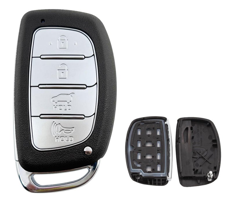 Replacement Key Fob Cover Case fit for Hyundai Sonata Tucson Elantra Smart Remote Key Fob Shell
