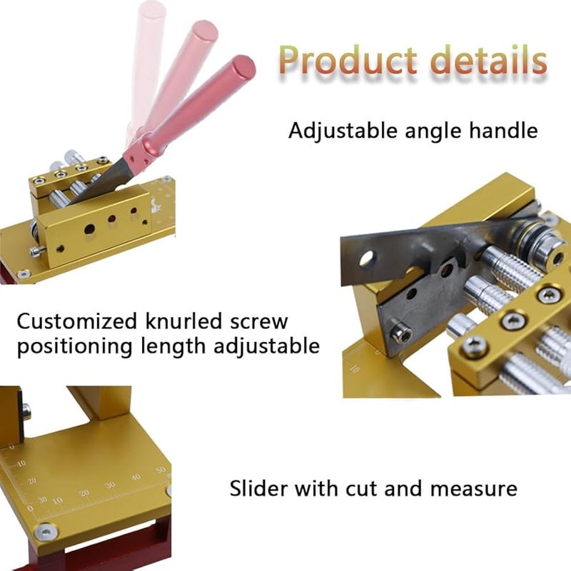 أداة التموضع اليدوي لقاطع أنابيب الانكماش الحراري مقص أسلاك التوصيل ثلاثي الثقوب - Image 5