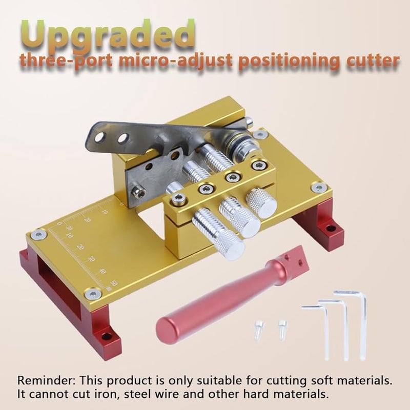 أداة التموضع اليدوي لقاطع أنابيب الانكماش الحراري مقص أسلاك التوصيل ثلاثي الثقوب - Image 4