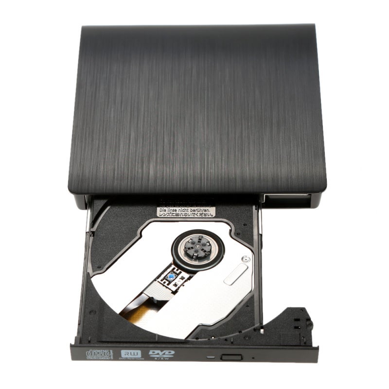 External DVD Burner: Black USB 3.0, 5Gbp/s High Speed, Plug And Play DVD-RW Drive - Wide System Compatible DVD Drive for Home Office, Laptop & Desktop Use - Image 3