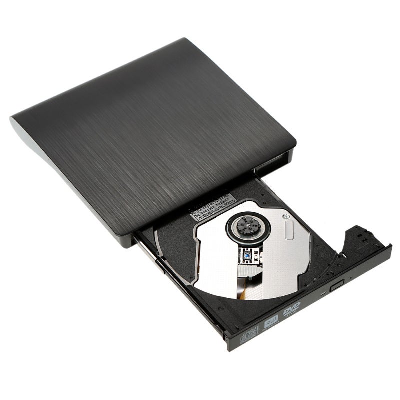 External DVD Burner: Black USB 3.0, 5Gbp/s High Speed, Plug And Play DVD-RW Drive - Wide System Compatible DVD Drive for Home Office, Laptop & Desktop Use - Image 5