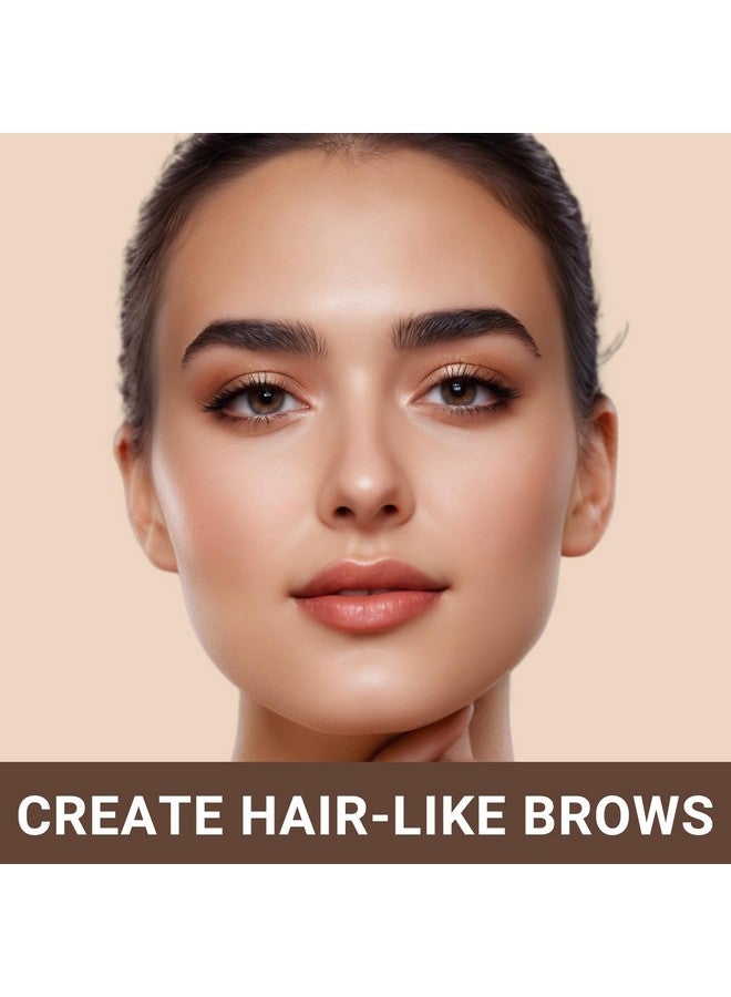 iMethod Eyebrow Pen - Eyebrow Pencil With Micro 4-Fork Tip, Microblading Eyebrow Pen For Natural Hair-Like Brows, Long-Lasting Eye Brow Pencils For Women, Smudge-Proof, Dark Brown - Image 2
