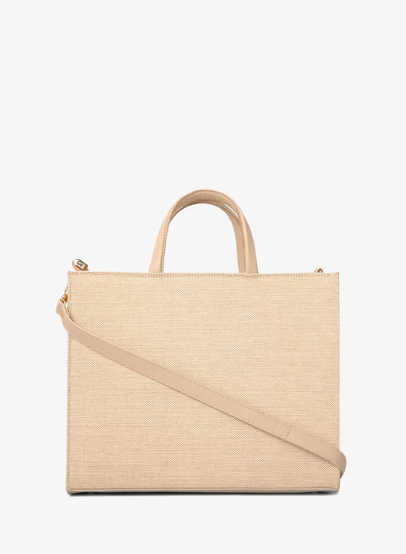 Carmen Steffens  Hazelnut Embroidered Tote Bag Carmen Steffens for Women | Best Price UAE