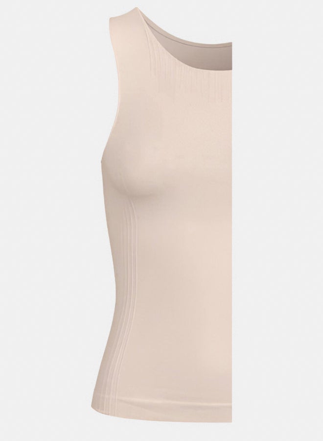 Silvy Lycra La Mella Sleeveless Round Neck Top For Women - Image 2